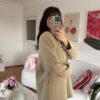 Ferya Mint Green Oversize Blazer