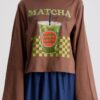 Matcha Dark Brown Shirt