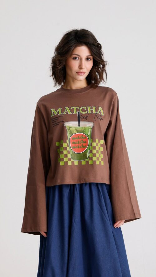 Matcha Dark Brown Shirt