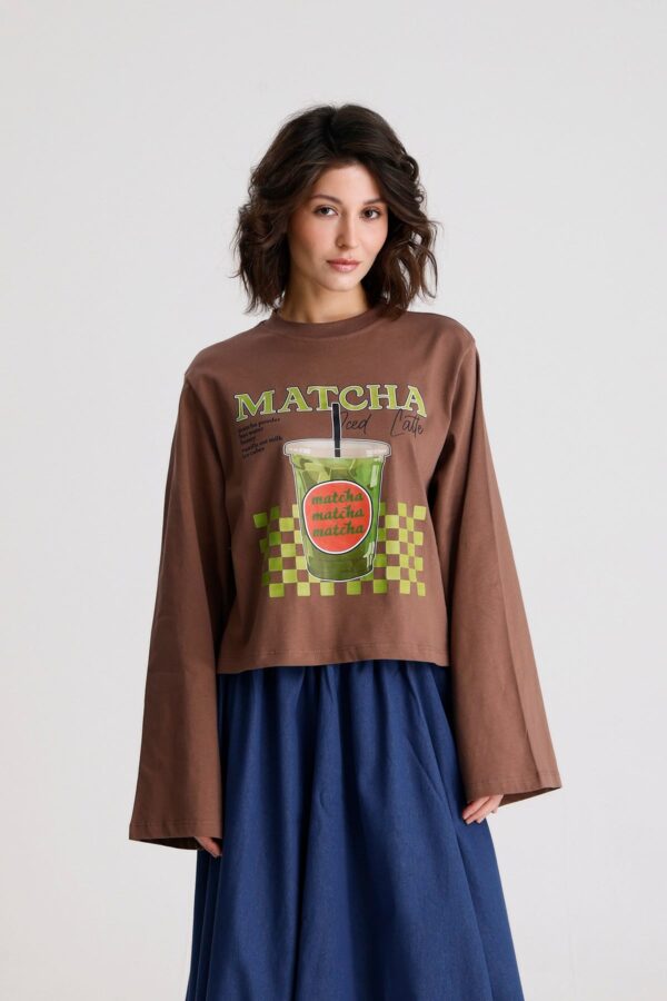 Matcha Dark Brown Shirt