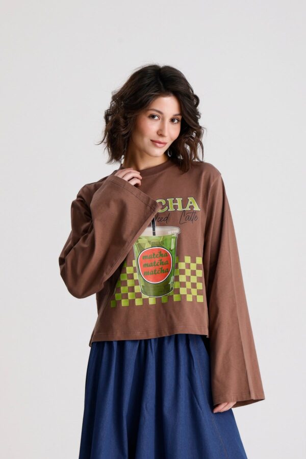 Matcha Dark Brown Shirt