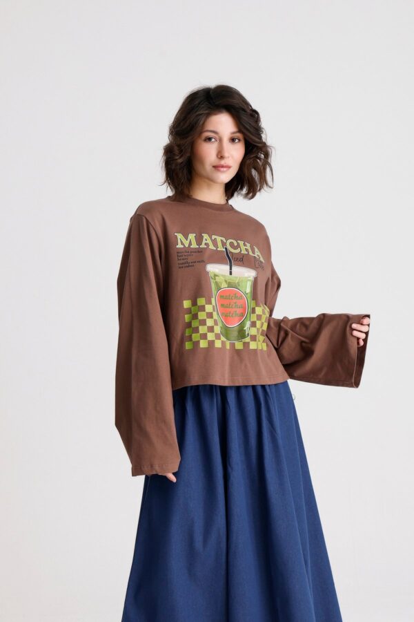 Matcha Dark Brown Shirt