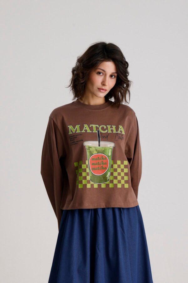 Matcha Dark Brown Shirt