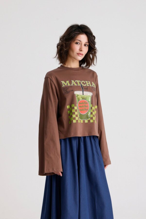Matcha Dark Brown Shirt