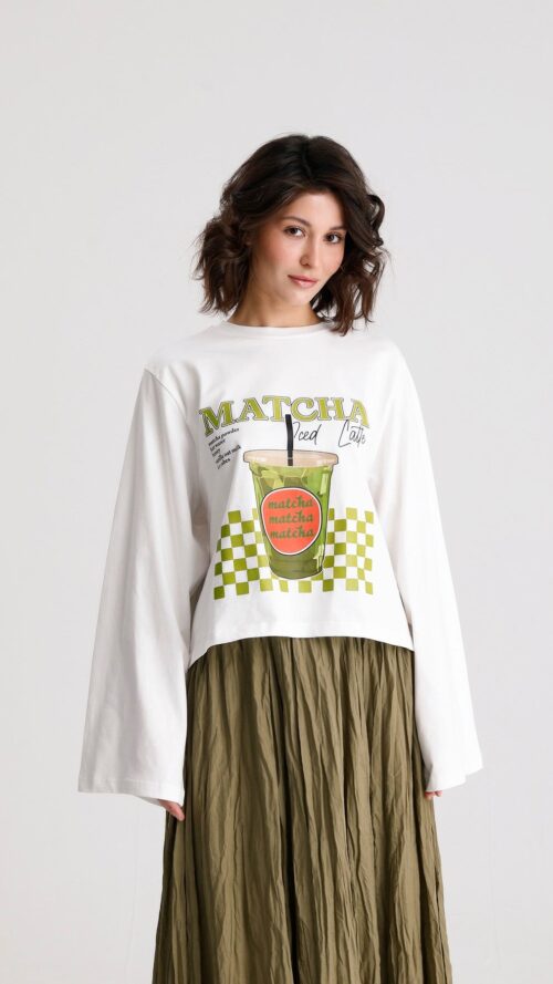 Matcha White Shirt