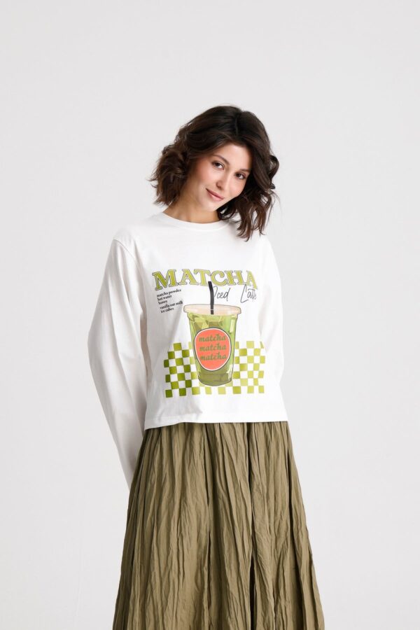 Matcha White Shirt