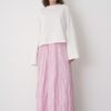 Ronda Baby Pink Pleated Skirt