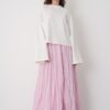 Ronda Baby Pink Pleated Skirt