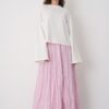 Ronda Baby Pink Pleated Skirt