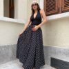 Polka Black Skirt