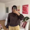 Polka Dark Brown Shirt