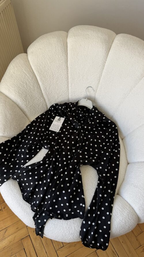 Polka Black Shirt