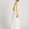 Ronda White Pleated Skirt