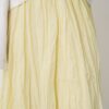 Ronda Butter Yellow Pleated Skirt