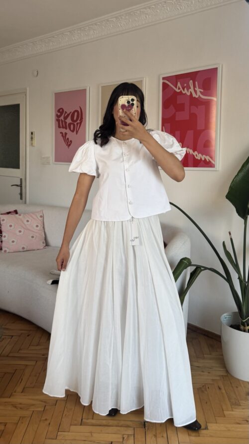 img_1113 Rozella Belted White Long Skirt