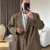 Ferya Oversize Beige Mink Blazer