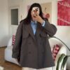 Fantazya Dark Brown Tranchecoat