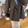 Fantazya Dark Brown Tranchecoat