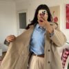 Fantazya Beige Tranchecoat