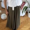 Rozella Belted Khaki Skirt