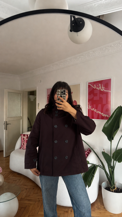 img_2255 Margot Premuim Aubergine Trenchcoat