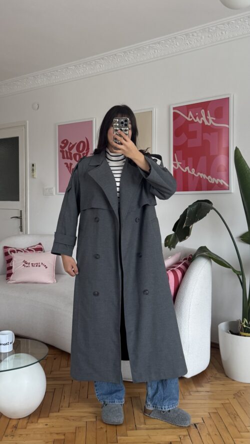 img_2937 Foleska Premuim Dark Grey Long Trenchcoat