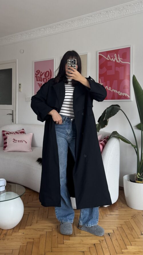 img_2953 Foleska Premuim Black Long Trenchcoat