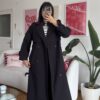 Foleska Premuim Dark Brown Long Trenchcoat