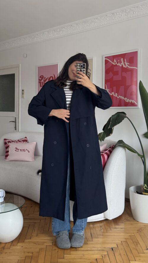 img_2985 Foleska Premuim Navy Long Trenchcoat