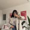Foleska Premuim Creanmy Long Trenchcoat